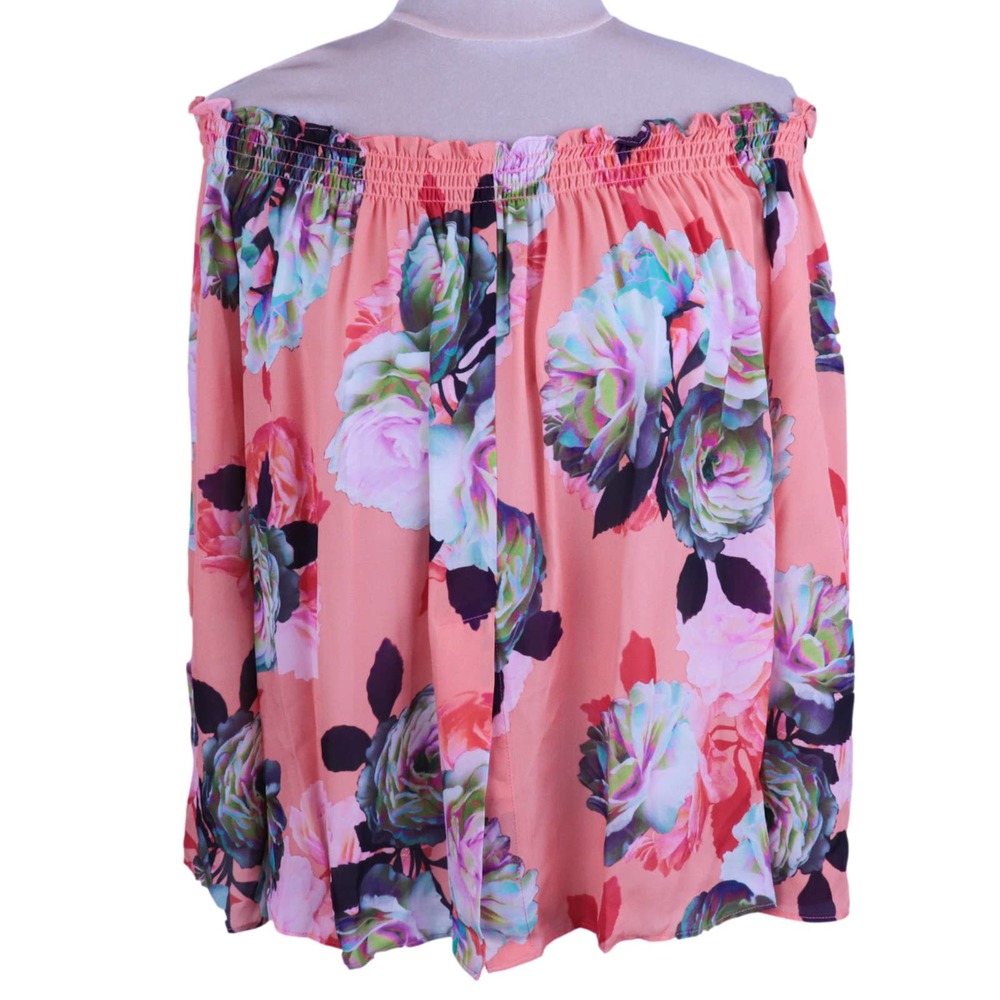 Artelier Nicole Miller Silk Blend Off-Shoulder